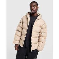 adidas Originals Tonal Hooded Puffer Jacket - Beige - Mens