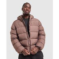 adidas Originals Tonal Hooded Puffer Jacket - Brown - Mens
