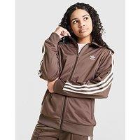 adidas Originals Girls' Firebird Full Zip Track Top Junior - Brown