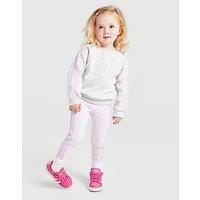 adidas Originals Girls' Colour Block Linear Crew Tracksuit Infant - Grey