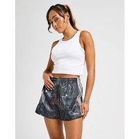 adidas Satin Camo Shorts - Green - Womens