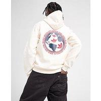 adidas Originals City Globe Logo Hoodie - White - Mens