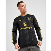 adidas Originals Manchester United FC 25/26 Long Sleeve Third Shirt - Black - Mens