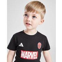adidas Spider-Man T-Shirt/Shorts Set Infant - Black