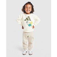 adidas Badge Of Sport The Simpsons Crew Tracksuit Infant - White