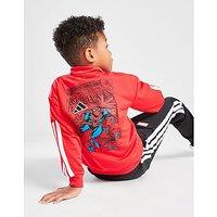 adidas Spider-Man Full Zip Tracksuit Children - Red