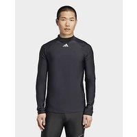 adidas Long Sleeves Rashguard - Black - Mens