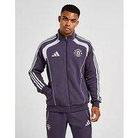 adidas Manchester United FC Urban Purist Track Top - Purple - Mens
