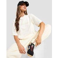adidas Originals Essentials Linear Oversized T-Shirt - White - Womens