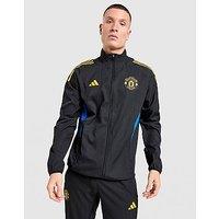 adidas Manchester United FC Presentation Jacket - Black - Mens