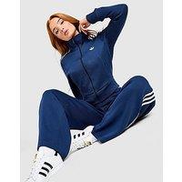 adidas Originals Knit Firebird Track Top - Blue - Womens