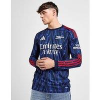 adidas Arsenal FC 2025/26 Long Sleeve Away Shirt - Blue - Mens