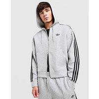 adidas Originals Adicolor Spacer Oversized Hoodie - Grey - Mens