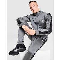 adidas Poly Panel Tracksuit - Grey - Mens