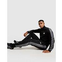 adidas Poly Panel Tracksuit - Black - Mens