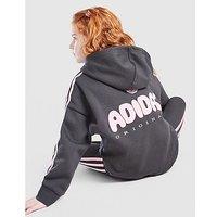 adidas Originals Girls' Bubble Overhead Hooded Tracksuit Children - Grey