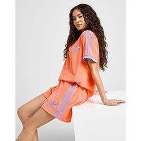 adidas Originals 3-Stripes Towel Shorts - Orange - Womens