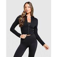 adidas Seamless Full Zip Top - Black - Womens