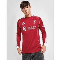 adidas Liverpool FC 2025/26 Long Sleeve Home Shirt - Red - Mens