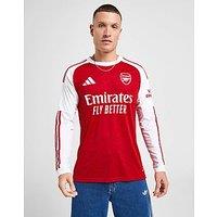 adidas Arsenal FC 2025/26 Long Sleeve Home Shirt - Red - Mens