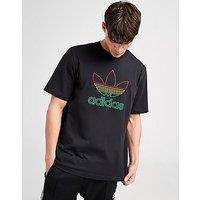 adidas Originals Multi Outline Trefoil T-Shirt - Black - Mens