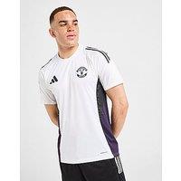 adidas Manchester United FC Training Shirt - White - Mens