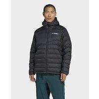 adidas Terrex Xperior Climawarm+ Down Hooded Jacket - Black - Mens