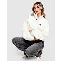 adidas Originals Teddy Full Zip Jacket - White - Womens