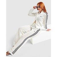 adidas Originals Crochet Wide Leg Joggers - White - Womens