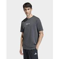 adidas Coffee Cafe Donut Box Graphic T-shirt - Grey - Mens