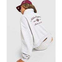 adidas Originals Club Full Zip Track Top - Grey - Womens