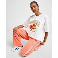 adidas Originals Peach Graphic Boyfriend T-Shirt - White - Womens