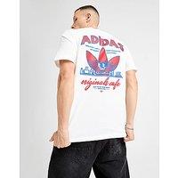 adidas Originals Cafe T-Shirt - White - Mens