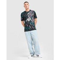 adidas Liverpool FC Pre Match Shirt - Black - Mens