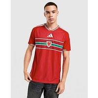 adidas Wales 2026 Match Home Shirt - Red - Mens