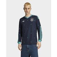 adidas Germany 26 Away Long Sleeve Jersey - Blue - Mens