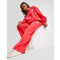 adidas Originals Heart Wide Leg Joggers - Red - Womens