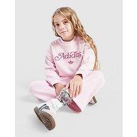 adidas Originals Girls' Varsity Crew Tracksuit Children - Pink - Kids