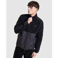 adidas Originals Sherpa Full Zip Fleece - Black - Mens