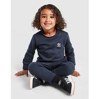 adidas Originals Trefoil Essential Crew Tracksuit Infant - Blue - Kids