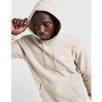 adidas Originals Sherpa Fleece Hoodie - Brown - Mens