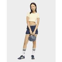 adidas Cable Knit Shorts - Blue - Womens