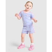 adidas Originals Girls' Firebird T-Shirt/Shorts Set Infant - Purple - Kids