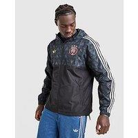 adidas Originals All Over Print Windbreaker Jacket - Black - Mens