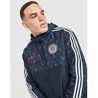 adidas Originals All Over Print Windbreaker Jacket - Blue - Mens