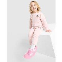 adidas Originals Girls' Bubble Crew Tracksuit Infant - Pink