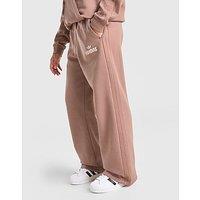 adidas Originals Girls' Logo Wide Leg Joggers - Brown