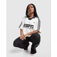 adidas Originals Sponsor Football T-Shirt - White - Womens