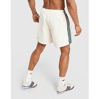 adidas Originals 3-Stripes 8" Swim Shorts - White - Mens