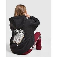 adidas Originals Charm Footwear Overhead Hoodie - Black - Womens